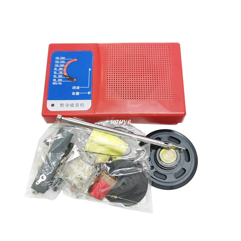 Diy Electronics Lab - FM AM Tragbares Radio-Unterrichtsexperiment-Set, DIY-Elektronik-Kit, Teile,