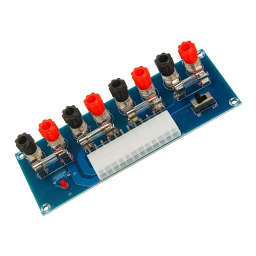 Diy Electronics Lab - ATX Computer-Netzteil Breakout-Board 20-Pin Kompatibles Benchtop-Modul