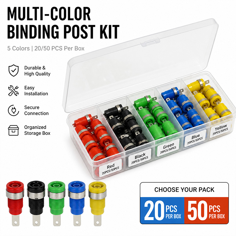 Mehrfarbiges Anschlussklemmen- – Diy Audio Electronics Kit Bewertung und Preis